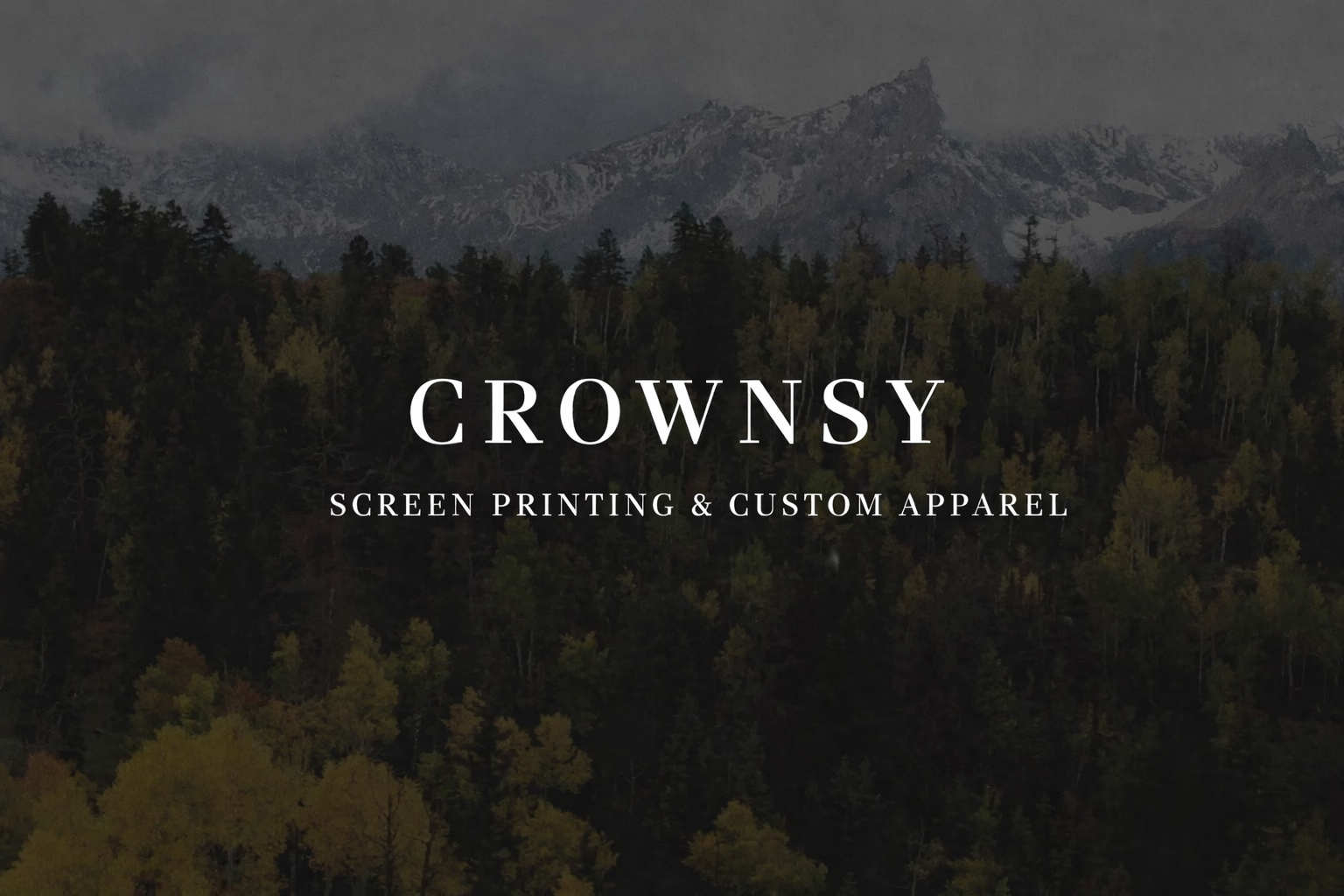 Crownsy apparel craftsmanship philosophy